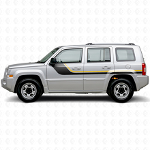 Twin Strepen Zij vinylsticker voor Jeep Patriot 2007-2017_2