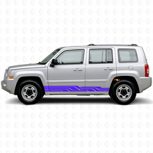 Ingewoven Strepen Zij Vinyl Sticker voor Jeep Patriot 2007-2017_2