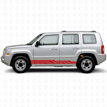 Ingewoven Strepen Zij Vinyl Sticker voor Jeep Patriot 2007-2017_3