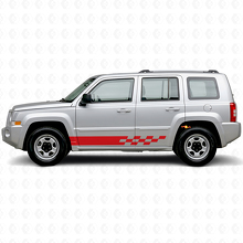 Gecontroleerde Strepen Zij Vinyl Stickers voor Jeep Patriot 2007-2017_3