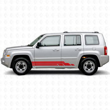 Gebogen Strepen Zij Vinyl Decal Kit voor Jeep Patriot 2007-2017_3