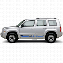 Vinylsticker met geruite vlag zijstrepen voor Jeep Patriot 2007-2017_2