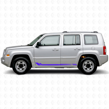 Honingraat Strepen Zijvinyl Sticker voor Jeep Patriot 2007-2017_2