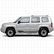Geluide Lijnen Rocker Panel Vinyl Decal voor Jeep Patriot 2007-2017_2