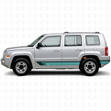 Vintage rechte strepen zijkant vinyl decal voor Jeep Patriot 2007-2017_2