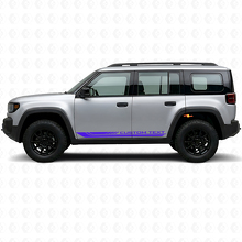 Gebogen Zijkanten Strepen Vinyl Sticker met Ruitpatroon voor Jeep Recon 2026+_2