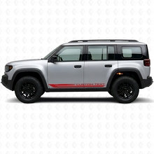 Gebogen Zijkanten Strepen Vinyl Sticker met Ruitpatroon voor Jeep Recon 2026+_3