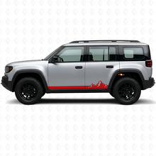 Mountains Dunne Strepen Zijvinylsticker voor Jeep Recon 2026+_3