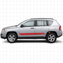 Topografische stijl strepen zijkant vinyl sticker voor Jeep Compass 2007-2016_3