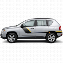 Dubbele Strepen Zijvinylsticker voor Jeep Compass 2007-2016_2