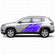 Modderspatten Grafische Zijvinyl Sticker voor Jeep Compass 2016+_2