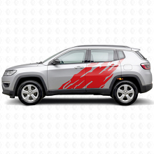 Modderspatten Grafische Zijvinyl Sticker voor Jeep Compass 2016+_3