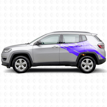 Modderspatprint Achterzijvinylsticker voor Jeep Compass 2016+_2