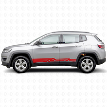 Geweven Strepen Zijvinylsticker voor Jeep Compass 2016+_3