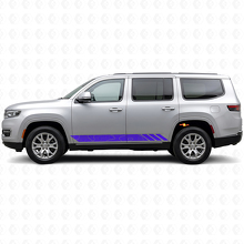 Topografische stijl strepen zijvinyl sticker voor Jeep Wagoneer 2022+_2