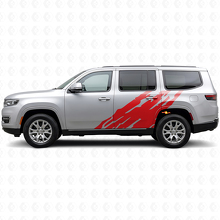 Modder Spat Grafiek Zijkant Vinyl Decal voor Jeep Wagoneer 2022+_3