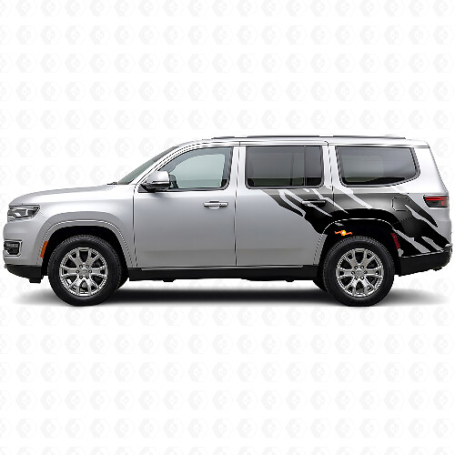 Modderspatten Grafische Achterzijde Vinyl Decal voor Jeep Wagoneer 2022+_1