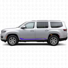 Honingraatstrepen Zijvinylsticker voor Jeep Wagoneer 2022+_2