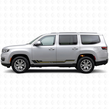 Vinylsticker met Gebogen Lijnen voor Rocker Panel voor Jeep Wagoneer 2022+_2