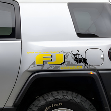 FJ Crawler Mountain Deer Zij Vinyl Decal Kit voor Toyota FJ Cruiser_4