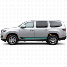 Vintage rechte strepen zijkant vinyl sticker voor Jeep Wagoneer 2022+_2