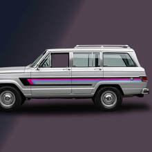 Vinylsticker met Drievoudige Strepen voor de Deurzijde van Jeep Wagoneer 1963-1991_3