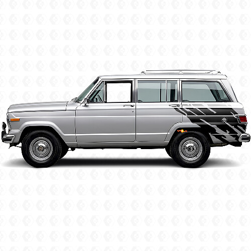 Modderspatten Grafische Achterzijde Vinyl Decal voor Jeep Wagoneer 1963-1991_1