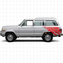 Modderspatten Grafische Achterzijde Vinyl Decal voor Jeep Wagoneer 1963-1991_3