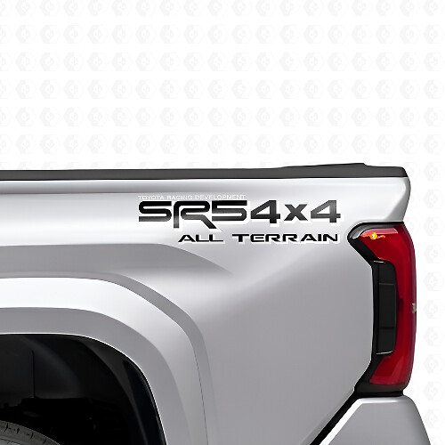 SR5 4x4 All Terrain TRD-stijl vinyl zijstickers voor Toyota trucks
