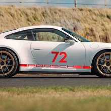 72 Racing Style Zijkant Vinyl Sticker 2 voor Porsche 911 GT3_3