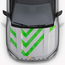 Topografische stijl motorkapstrepen vinylsticker voor Jeep Compass 2026_3