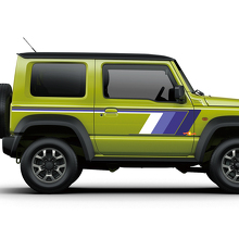 Vinylsticker Met Retro-Stijl Zijstrepen Voor Suzuki Jimny_3