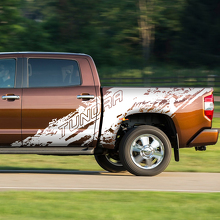 Modderspetterstijl zijvinylsticker voor Toyota Tundra_2