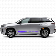 Ruiten Vervormde Zijstrepen Vinyl Sticker voor Jeep Wagoneer S 2024+_2