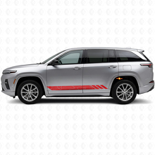 Topografische Stijl Strepen Zijdelingse Vinylsticker voor Jeep Wagoneer S 2024+_3