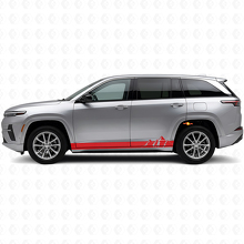 Mountains Wide Stripes Zij Vinyl Decal voor Jeep Wagoneer S 2024+_3