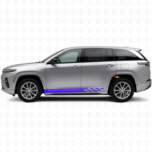 Ruitpatroon Strepen Zijkant Vinyl Decal voor Jeep Wagoneer S 2024+_2