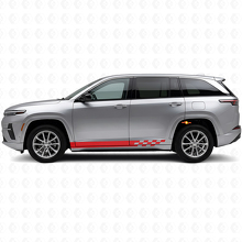 Ruitpatroon Strepen Zijkant Vinyl Decal voor Jeep Wagoneer S 2024+_3