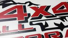 TOYOTA SR5 4X4 ALL TERRAIN Mountain TRD SPORT RALLY 5 SPEED kant vinyl sticker sticker 3