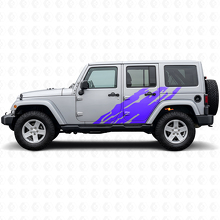 Modderspatten Grafische Zijvinyl Sticker voor Jeep Wrangler JK 2007-2018_2