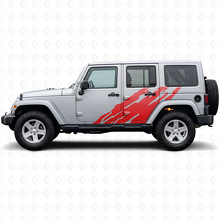 Modderspatten Grafische Zijvinyl Sticker voor Jeep Wrangler JK 2007-2018_3