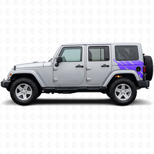 Modderspatprint Achterzijde Vinyl Sticker voor Jeep Wrangler JK 2007-2018_2
