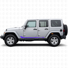 Honeycomb Strepen Zij Vinyl Sticker voor Jeep Wrangler JK 2007-2018_2