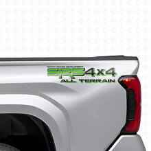 SR5 4x4 All Terrain Vinyl Decal Set voor de zijkant van de laadbak van Toyota trucks_3