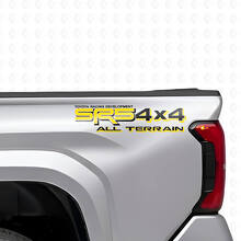 SR5 4x4 All Terrain Vinyl Decal Set voor de zijkant van de laadbak van Toyota trucks_5