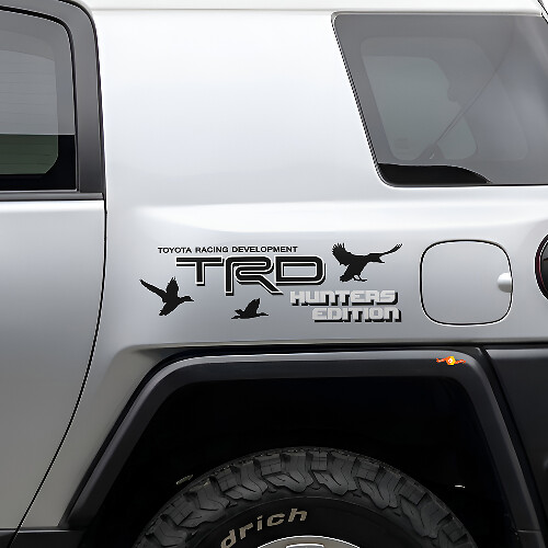 TRD Hunters Edition Zij Vinyl Stickers voor Toyota FJ Cruiser