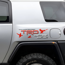 TRD Hunters Edition Zij Vinyl Stickers voor Toyota FJ Cruiser_4