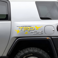 TRD Hunters Edition Zij Vinyl Stickers voor Toyota FJ Cruiser_5