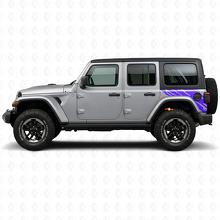 Modderspat grafische achterzijvinylsticker voor Jeep Wrangler JL 2018+_2