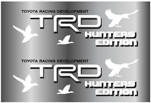 TRD-stijl Hunters Edition zijsticker set voor Toyota FJ Cruiser